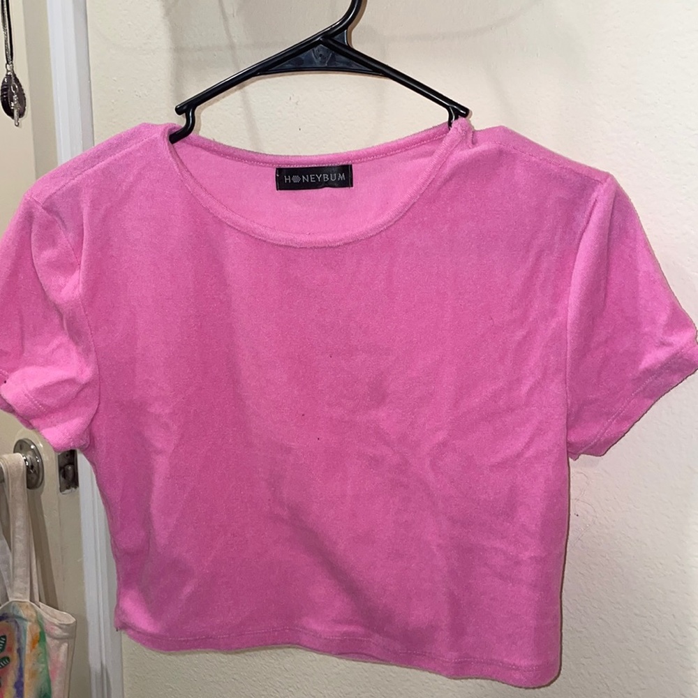 HONEYBUM Pink Croptop